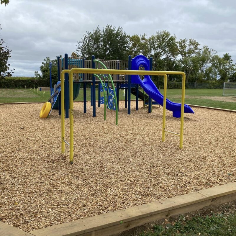 New outdoor play equipment